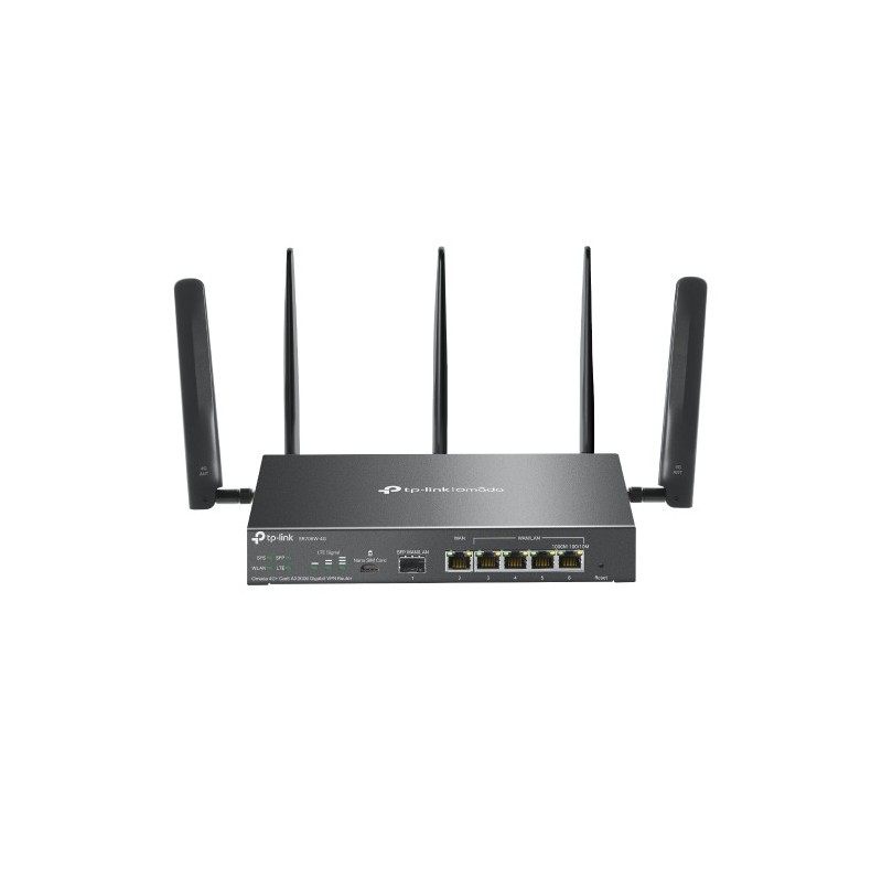 TP-Link Omada ER706W-4G router bezprzewodowy Gigabit Ethernet Dual-band (2.4 GHz/5 GHz) Czarny