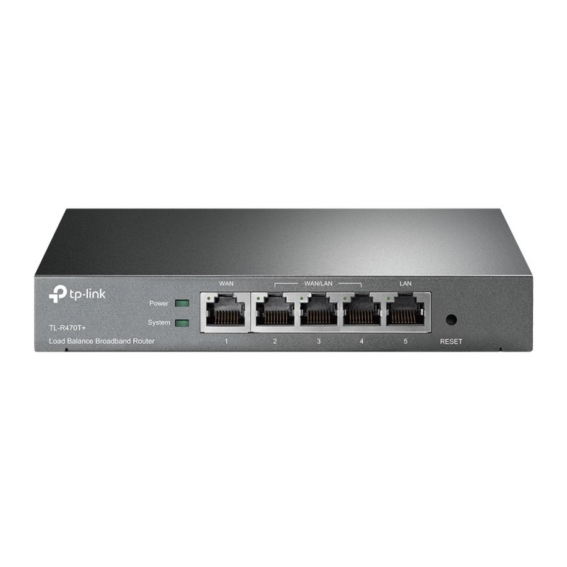 TP-Link TL-R470T+ ruter Fast Ethernet Czarny