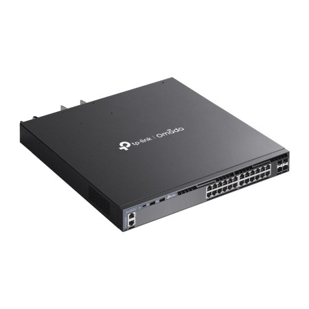 TP-Link Omada SG6428XHP łącza sieciowe Zarządzany L3 Gigabit Ethernet (10/100/1000) Obsługa PoE 1U Czarny