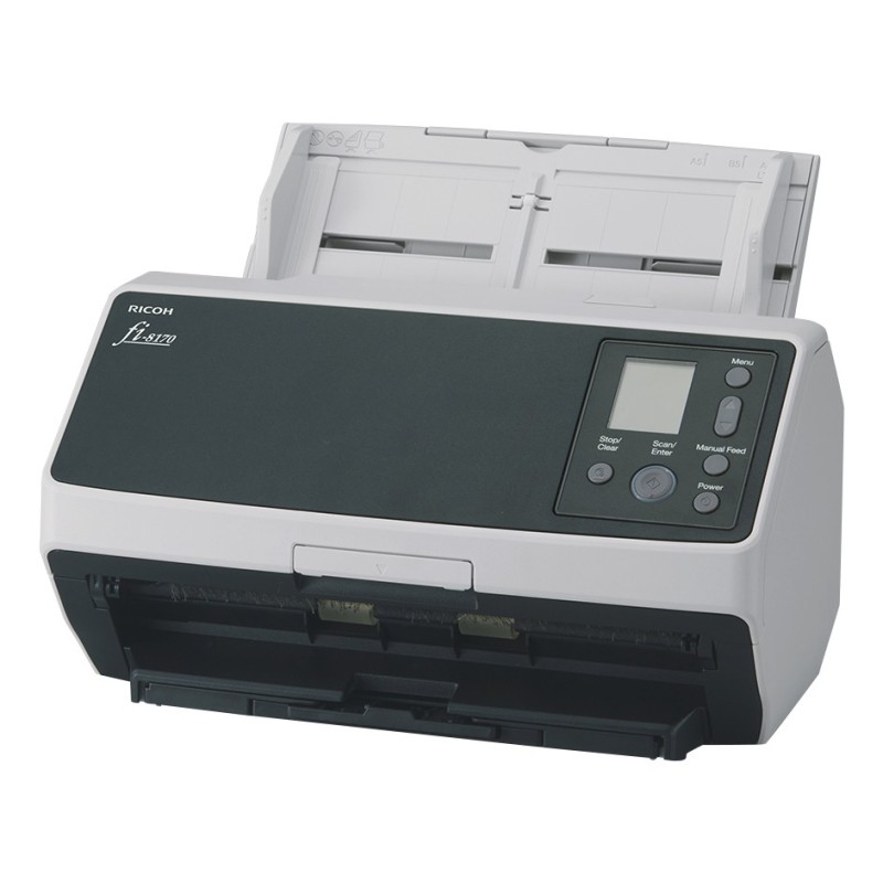 Ricoh fi-8170 ADF+Ręczny skaner pobierający 600 x 600 DPI A4 Czarny, Szary