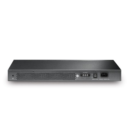 TP-Link JetStream TL-SG3428X-UPS łącza sieciowe Zarządzany L2+/L3 Gigabit Ethernet (10/100/1000) 1U Czarny