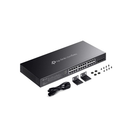 TP-Link Omada SG2428LP łącza sieciowe Zarządzany L2/L2+ Gigabit Ethernet (10/100/1000) Obsługa PoE Szary