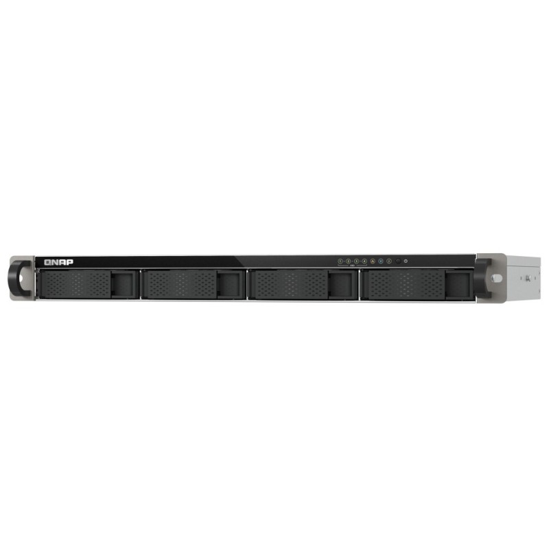 QNAP TS-433eU NAS Rack (1U) Cortex-A Cortex-A55 4 GB 0 TB QNAP Turbo System Czarny