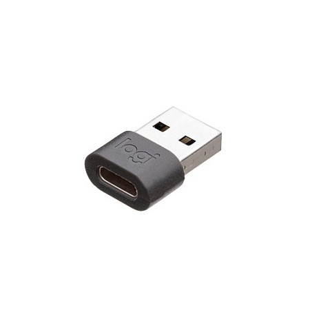 Logitech 989-000982 zmieniacz płci / kabli USB C USB A Grafitowy