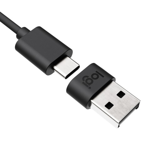 Logitech 989-000982 zmieniacz płci / kabli USB C USB A Grafitowy