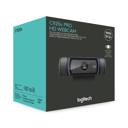 Logitech C920S HD Pro kamera internetowa 1920 x 1080 px USB Czarny