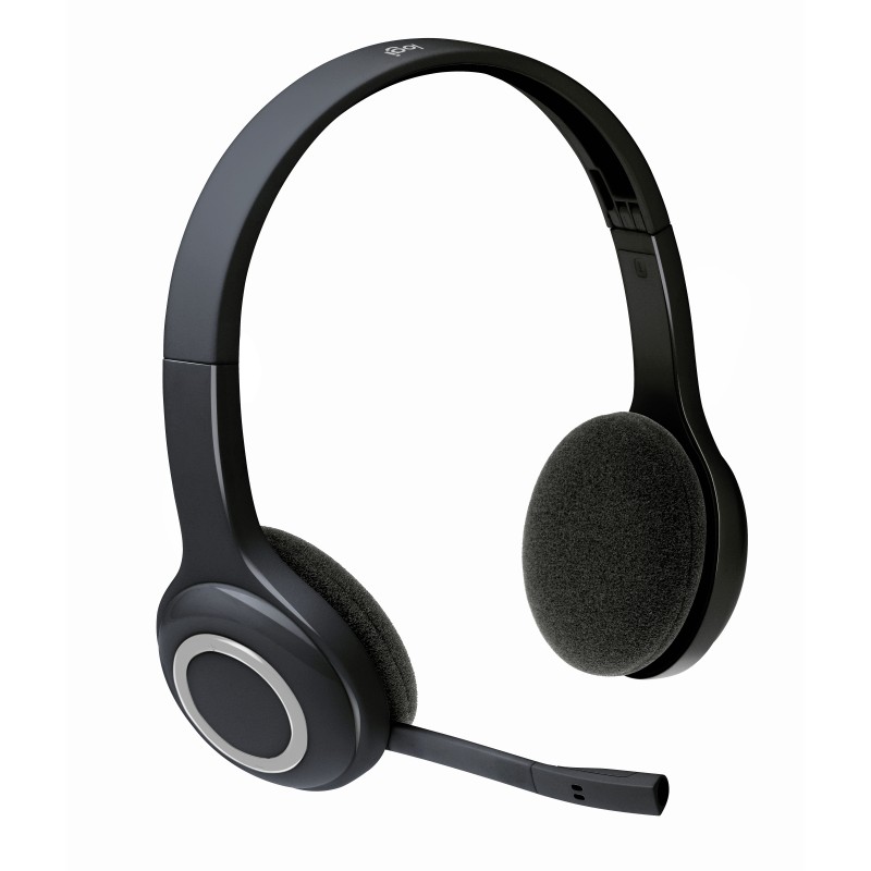 Logitech H600 Wireless Headset Zestaw słuchawkowy Bezprzewodowy Opaska na głowę Biuro/centrum telefoniczne Bluetooth Czarny