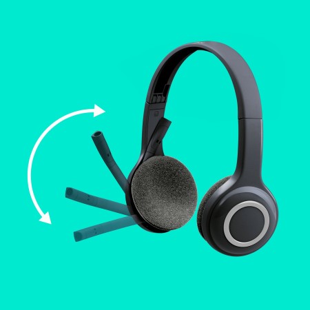 Logitech H600 Wireless Headset Zestaw słuchawkowy Bezprzewodowy Opaska na głowę Biuro/centrum telefoniczne Bluetooth Czarny