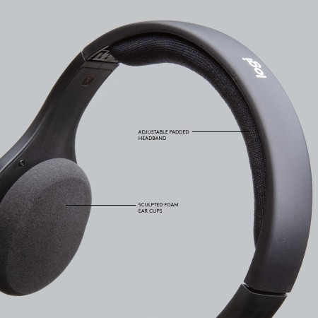 Logitech H800 Bluetooth Wireless Headset Zestaw słuchawkowy Bezprzewodowy Opaska na głowę Biuro/centrum telefoniczne Czarny