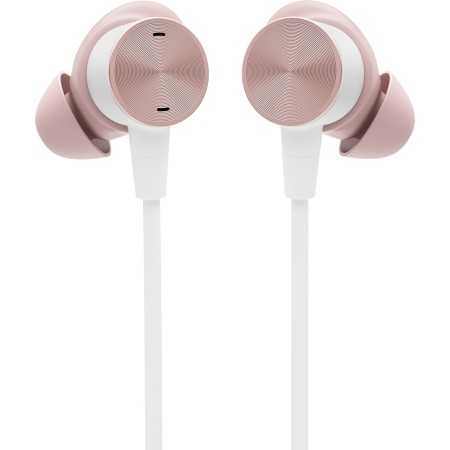 Logitech Zone Zestaw słuchawkowy Przewodowa Douszny Połączenia/muzyka USB Type-C Różowy