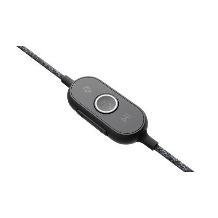 Logitech Zone Zestaw słuchawkowy Przewodowa Opaska na głowę Połączenia/muzyka USB Type-C Grafitowy