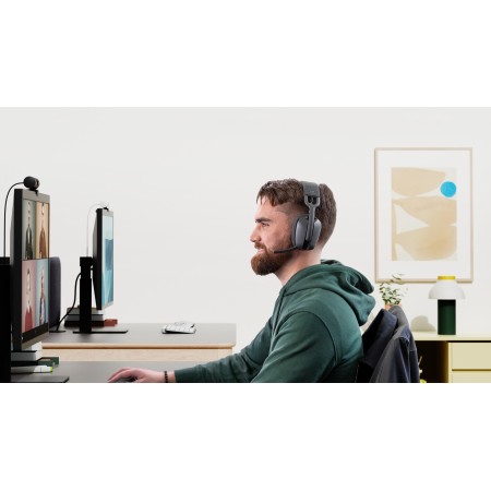 Logitech Zone Vibe Zestaw słuchawkowy Bezprzewodowy Opaska na głowę Połączenia/muzyka Bluetooth Grafitowy