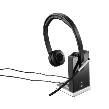 Logitech Wireless Headset Dual H820e Zestaw słuchawkowy Bezprzewodowy Opaska na głowę Biuro/centrum telefoniczne Czarny