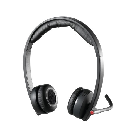 Logitech Wireless Headset Dual H820e Zestaw słuchawkowy Bezprzewodowy Opaska na głowę Biuro/centrum telefoniczne Czarny