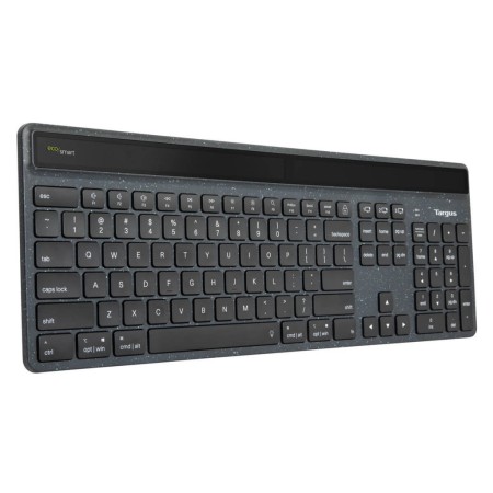 Targus Sustainable Energy Harvesting EcoSmart klawiatura Uniwersalne Bluetooth AZERTY Francuski Czarny