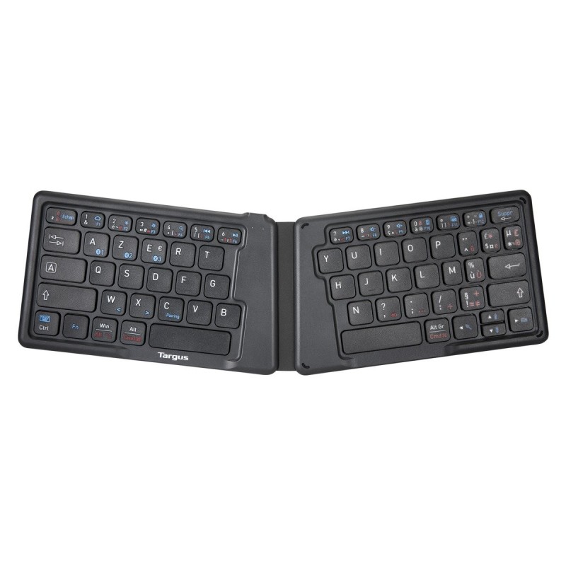Targus AKF003FR klawiatura Uniwersalne Bluetooth AZERTY Francuski Czarny