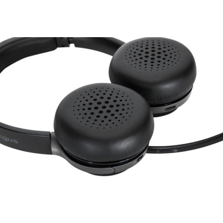 Targus AEH104GL słuchawki/zestaw słuchawkowy Przewodowy i Bezprzewodowy Opaska na głowę Połączenia/muzyka USB Type-C Bluetooth