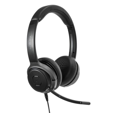 Targus AEH104GL słuchawki/zestaw słuchawkowy Przewodowy i Bezprzewodowy Opaska na głowę Połączenia/muzyka USB Type-C Bluetooth