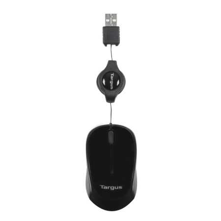 Targus AMU75EU myszka Podróżniczy Oburęczny USB Typu-A Blue Trace 1000 DPI