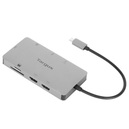 Targus DOCK423EU stacja dokująca Przewodowa USB 3.2 Gen 1 (3.1 Gen 1) Type-C Srebrny
