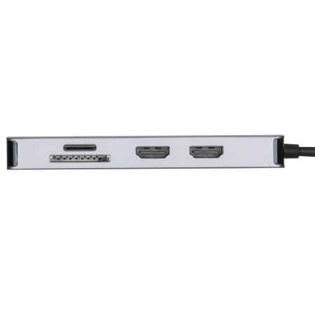 Targus DOCK423EU stacja dokująca Przewodowa USB 3.2 Gen 1 (3.1 Gen 1) Type-C Srebrny