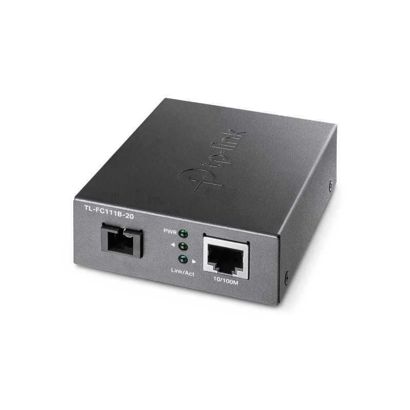 TP-Link TL-FC111B-20 konwerter sieciowy 100 Mbit/s Pojedynczy Czarny