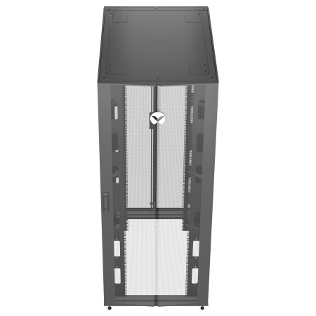 Vertiv VR3150 stojak 42U Stojak wolnostojący Czarny, Przezroczysty