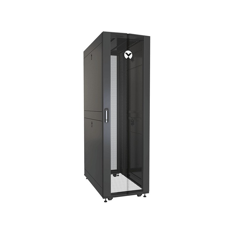 Vertiv VR3100SP stojak 42U Stojak wolnostojący Czarny, Przezroczysty