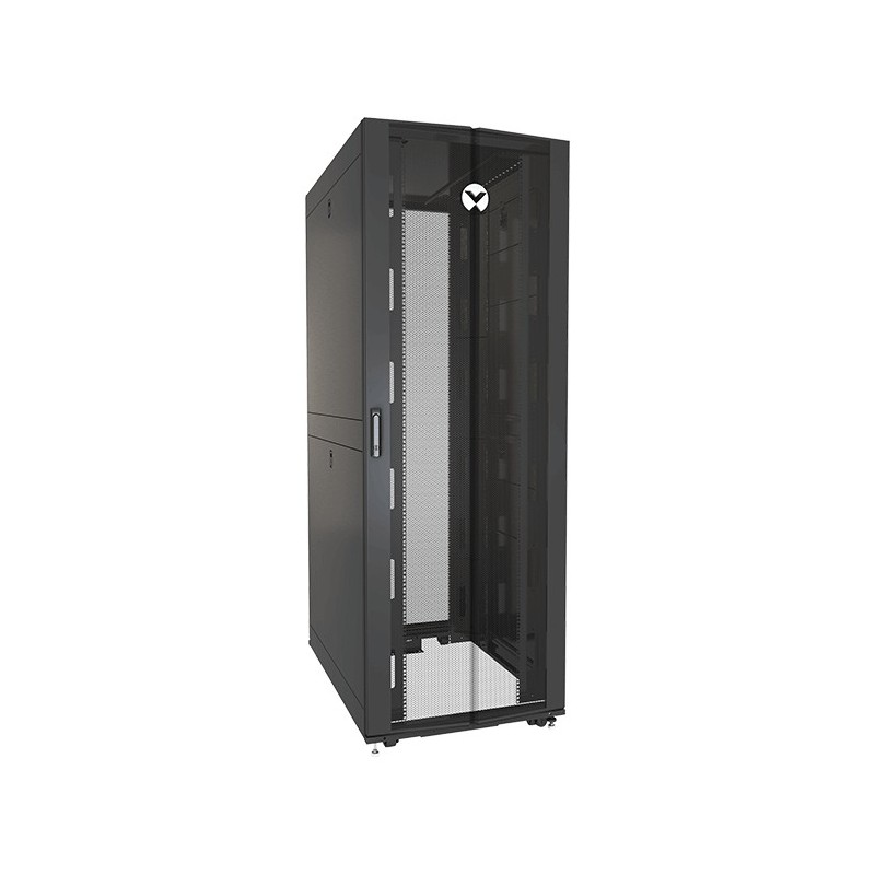 Vertiv VR3307SP stojak 48U Stojak wolnostojący Czarny, Przezroczysty