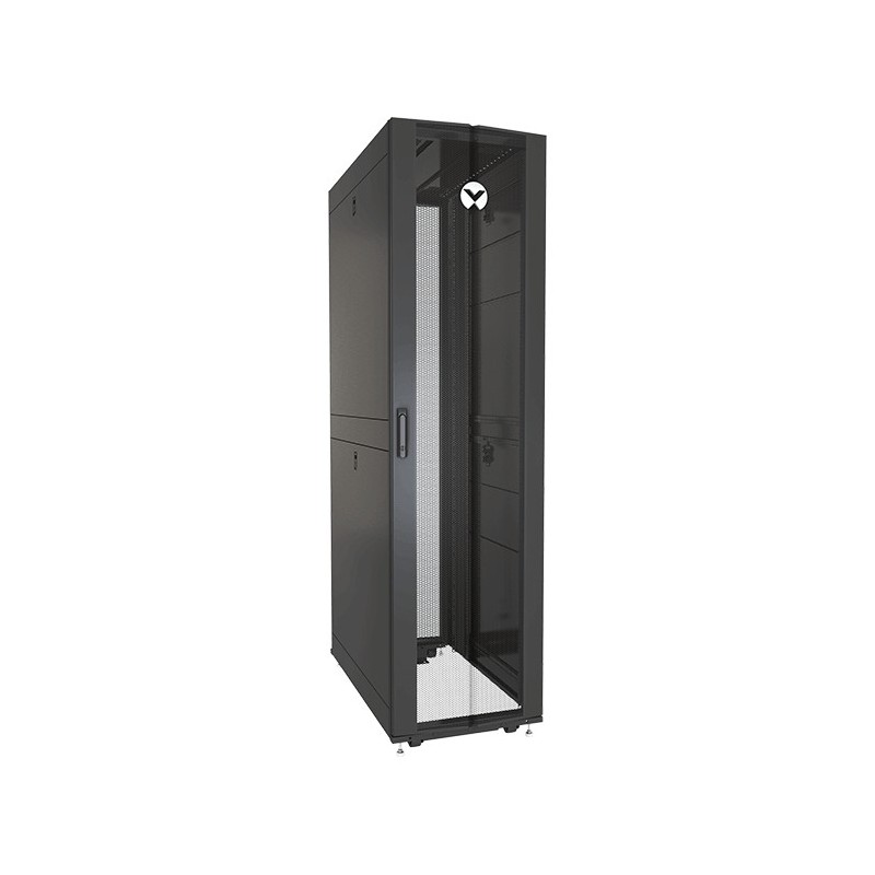 Vertiv VR3157SP stojak 48U Stojak wolnostojący Czarny, Przezroczysty