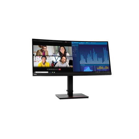 Lenovo ThinkVision P34w-20 LED display 86,7 cm (34.1") 3440 x 1440 px Wide Quad HD Czarny