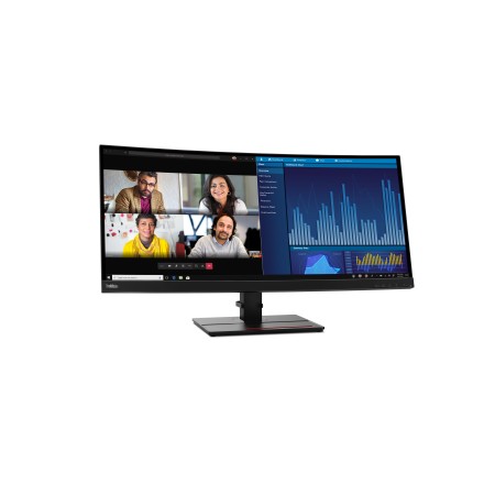 Lenovo ThinkVision P34w-20 LED display 86,7 cm (34.1") 3440 x 1440 px Wide Quad HD Czarny