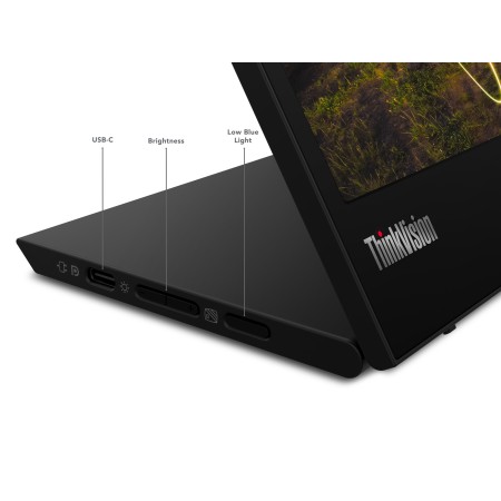 Lenovo ThinkVision M15 LED display 39,6 cm (15.6") 1920 x 1080 px Full HD Czarny