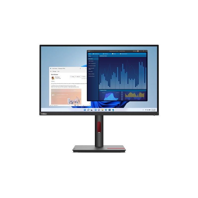 Lenovo ThinkVision T27p-30 LED display 68,6 cm (27") 3840 x 2160 px 4K Ultra HD Czarny