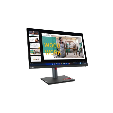 Lenovo ThinkVision P24q-30 LED display 60,5 cm (23.8") 2560 x 1440 px Quad HD Czarny