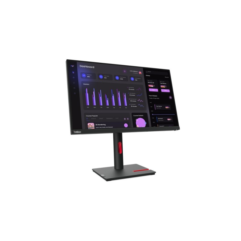 Lenovo ThinkVision T24i-30 LED display 60,5 cm (23.8") 1920 x 1080 px Full HD Czarny