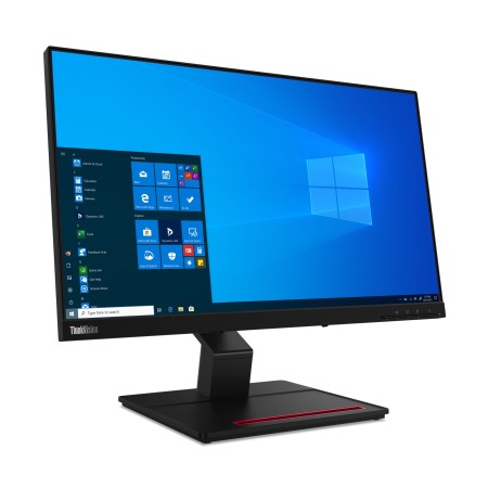 Lenovo ThinkVision T24t-20 LED display 60,5 cm (23.8") 1920 x 1080 px Full HD Ekran dotykowy Pojemnościowy Czarny