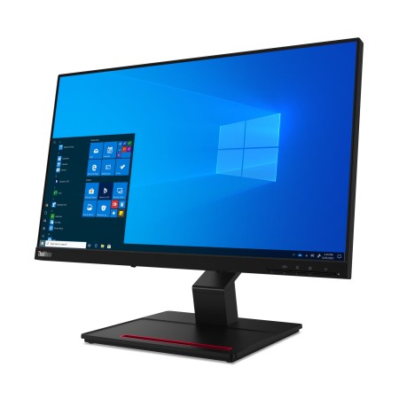 Lenovo ThinkVision T24t-20 LED display 60,5 cm (23.8") 1920 x 1080 px Full HD Ekran dotykowy Pojemnościowy Czarny