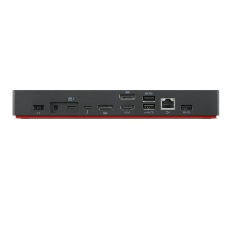 Lenovo 40B00300EU stacja dokująca Przewodowa Thunderbolt 4 Czarny, Czerwony