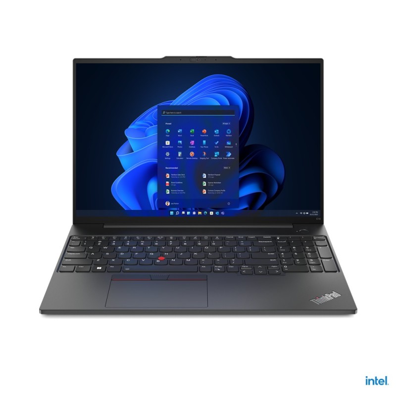 Lenovo ThinkPad E16 Intel® Core™ i5 i5-1335U Laptop 40,6 cm (16") WUXGA 16 GB DDR4-SDRAM 512 GB SSD NVIDIA GeForce MX550 Wi-Fi