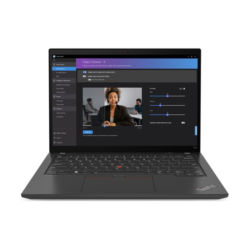 Lenovo ThinkPad T14 Intel® Core™ i7 i7-1355U Laptop 35,6 cm (14") WUXGA 16 GB DDR5-SDRAM 512 GB SSD Wi-Fi 6E (802.11ax) Windows