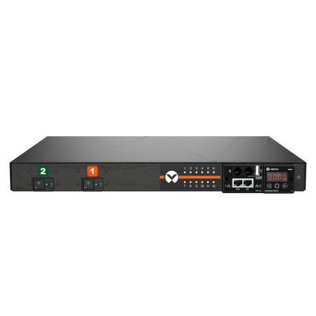 Vertiv VP59100 rozdzielacz zasilania PDU 12 x gniazdo sieciowe 1U Czarny