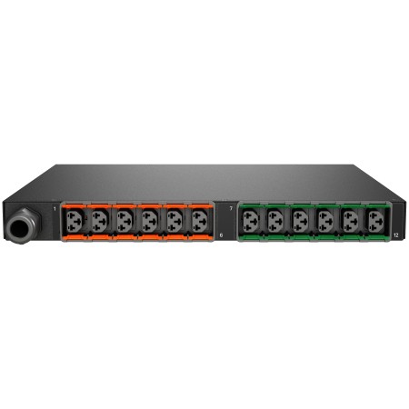 Vertiv VP59100 rozdzielacz zasilania PDU 12 x gniazdo sieciowe 1U Czarny