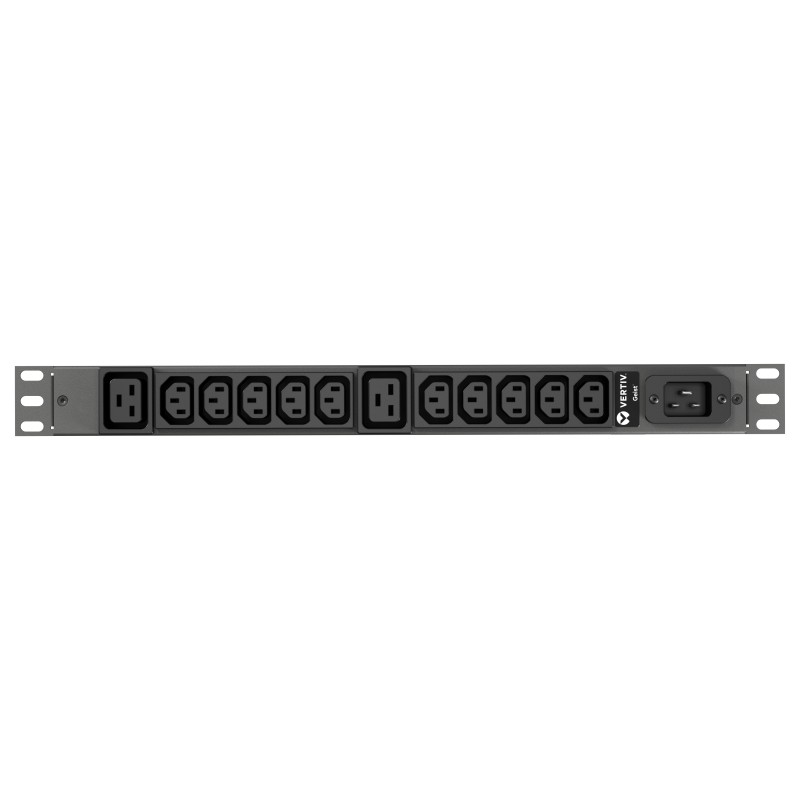 Vertiv Geist rPDU, basic, 1U, input C20 230V 16A, outputs (10)C13 | (2)C19 rozdzielacz zasilania PDU 12 x gniazdo sieciowe