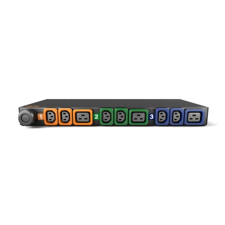 Vertiv Geist GI30108L rozdzielacz zasilania PDU 9 x gniazdo sieciowe 1U Czarny