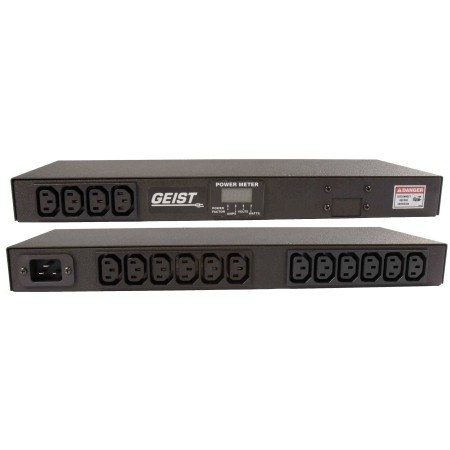 Vertiv Geist Metered rozdzielacz zasilania PDU 16 x gniazdo sieciowe 1U Czarny