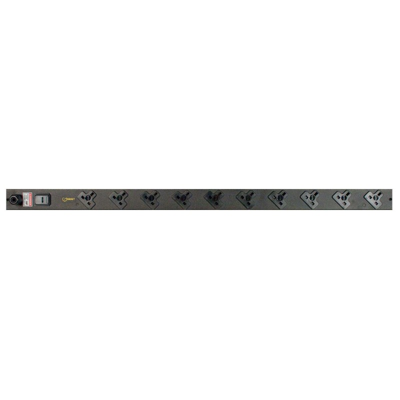 Vertiv EGVHVAB102-104UKRUK-V rozdzielacz zasilania PDU 10 x gniazdo sieciowe Czarny