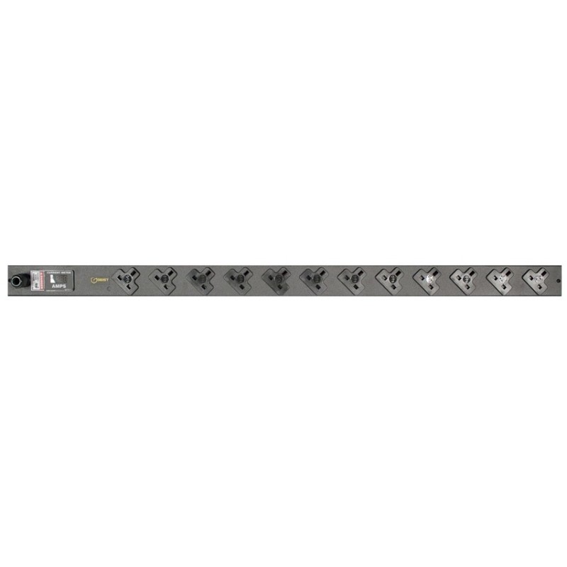 Vertiv EGVHVAAN122-104UKRUK-V rozdzielacz zasilania PDU 12 x gniazdo sieciowe Czarny