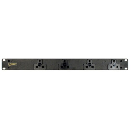 Vertiv EGXPRN042-103UKLPS6-IP44 rozdzielacz zasilania PDU 4 x gniazdo sieciowe Czarny