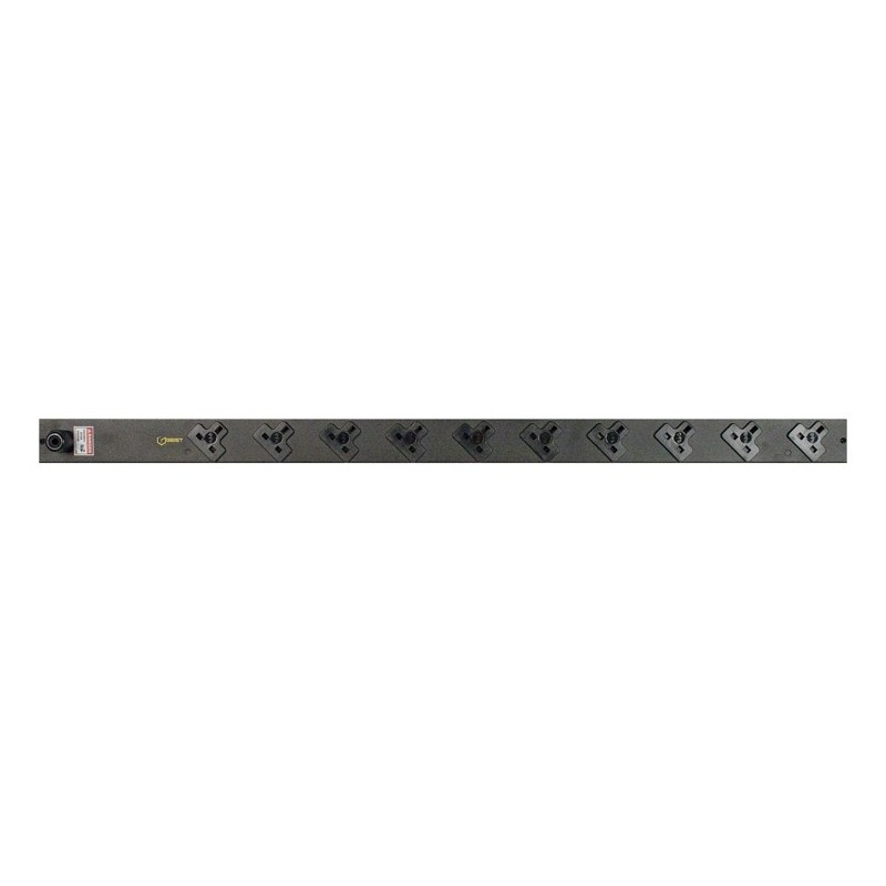 Vertiv EGXPAN102-103UKRPS6-IP44 rozdzielacz zasilania PDU 10 x gniazdo sieciowe Czarny